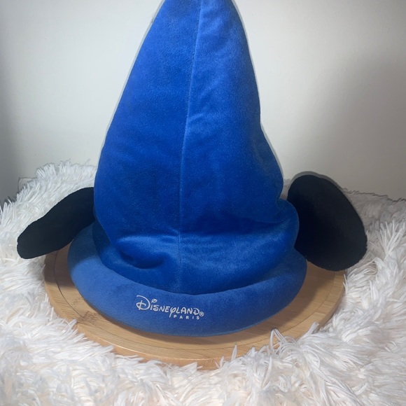Disneyland Paris Mickey Mouse Fantasia Hat Sorcerer Wizard Plush Ears - Picture 4 of 5